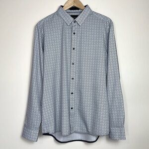7 Diamonds Saturday Express 4-Way Stretch Performance Button-Up Shirt